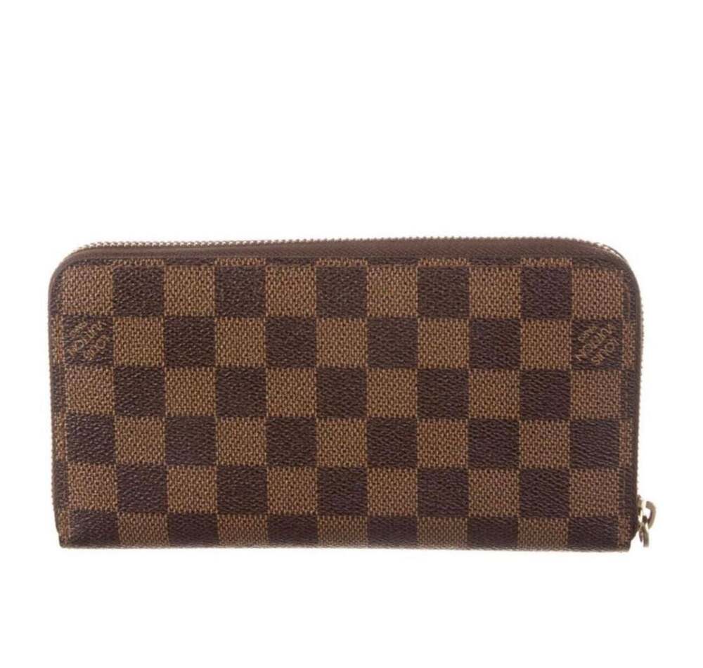 Louis Vuitton Zippy Compact Wallet in Damier Ebene Canvas